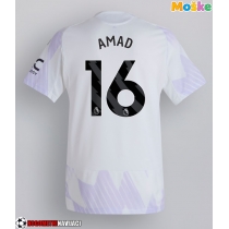 Moške Nogometnih dresov Manchester United Amad Diallo #16 Gostujoči 2025-26 Kratki rokavi